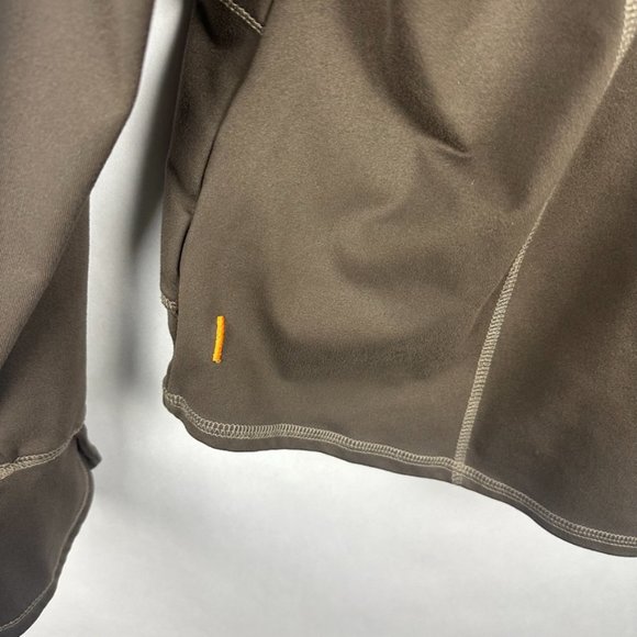 Lucy Womens Full Zip Hooded Jacket Sweater  Size XL Active Wear Athletic Brown - Picture 7 of 7